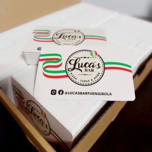 Tarjetas en Brillo